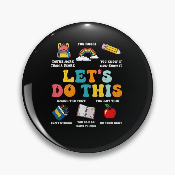 Item preview, Let’s Do This Test Day Motivational School Design designed and sold by LashondaGreen89.