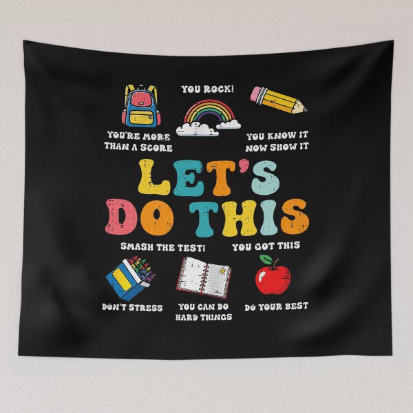 Item preview, Let’s Do This Test Day Motivational School Design designed and sold by LashondaGreen89.