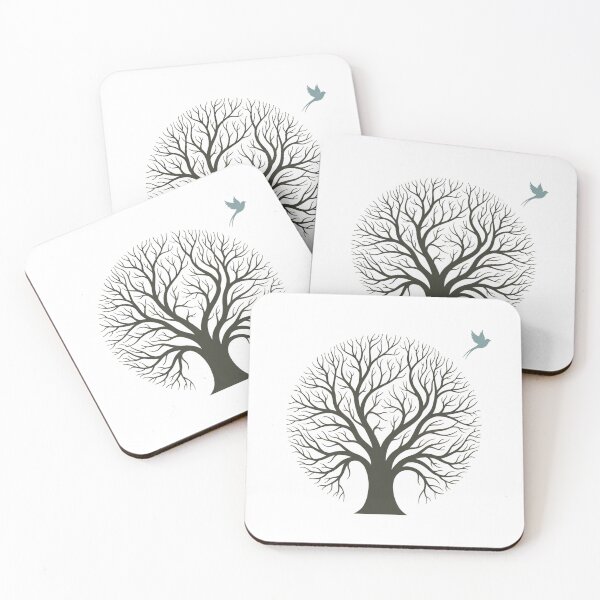 Item preview, Minimalist Tree Bird Silhouette Minimalist Vector Art Nature designed and sold by chattsuede.