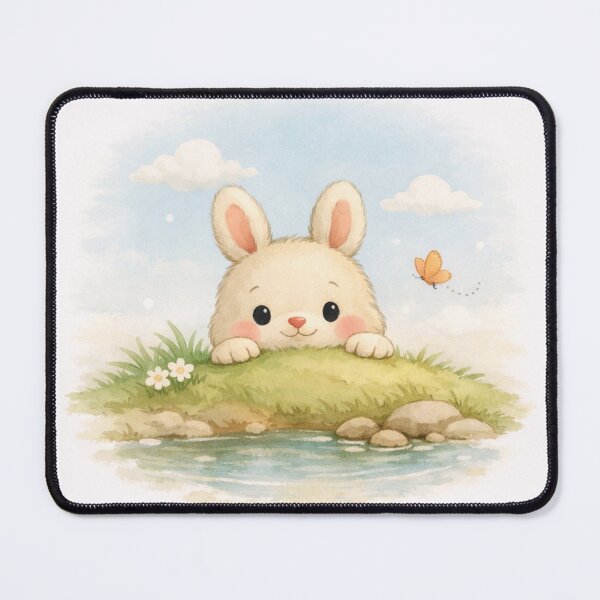 Item preview, Bunny – Soft Minimalist Animal Illustration designed and sold by NytasCraftHub.