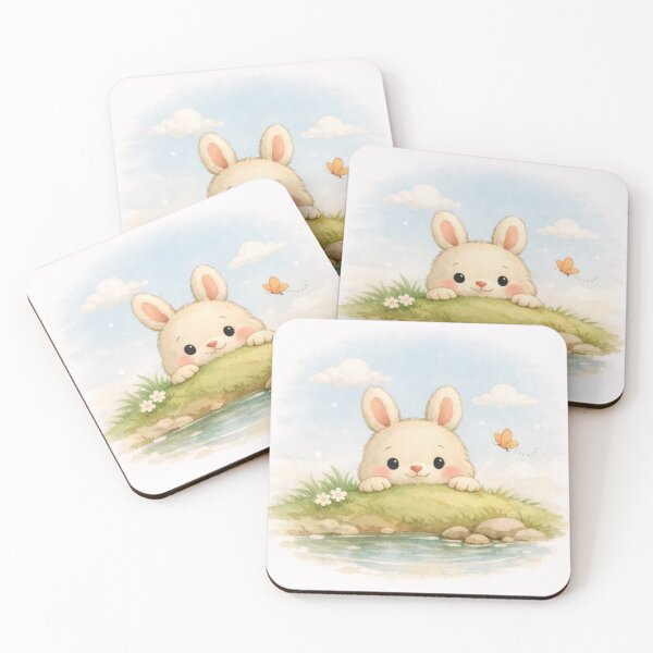 Item preview, Bunny – Soft Minimalist Animal Illustration designed and sold by NytasCraftHub.