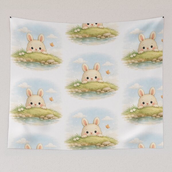 Item preview, Bunny – Soft Minimalist Animal Illustration designed and sold by NytasCraftHub.