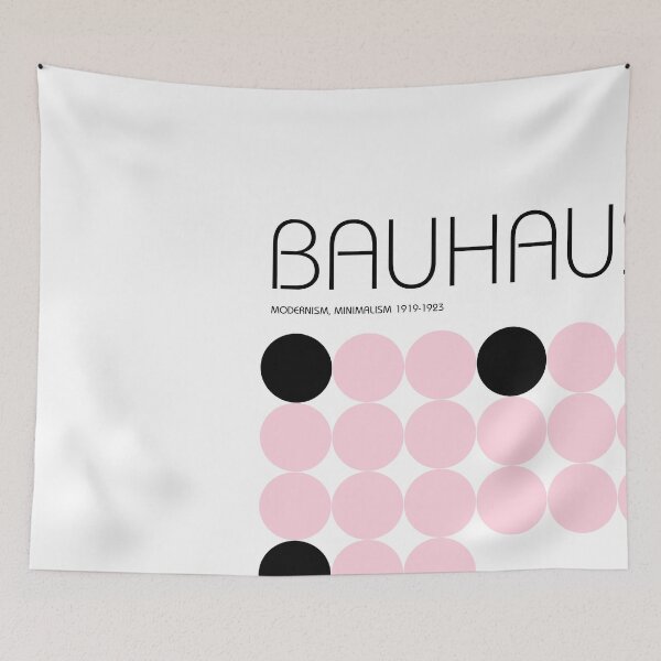 Artikelvorschau, Bauhaus - Rosa Punkte entworfen und verkauft von ArtPlus+.