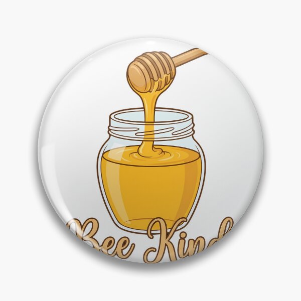Item preview, Bee Kind Honey Dipper Wholesome Pun designed and sold by chattsuede.