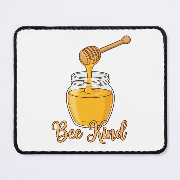 Item preview, Bee Kind Honey Dipper Wholesome Pun designed and sold by chattsuede.