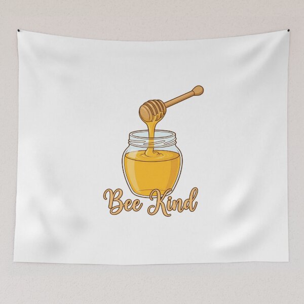 Item preview, Bee Kind Honey Dipper Wholesome Pun designed and sold by chattsuede.