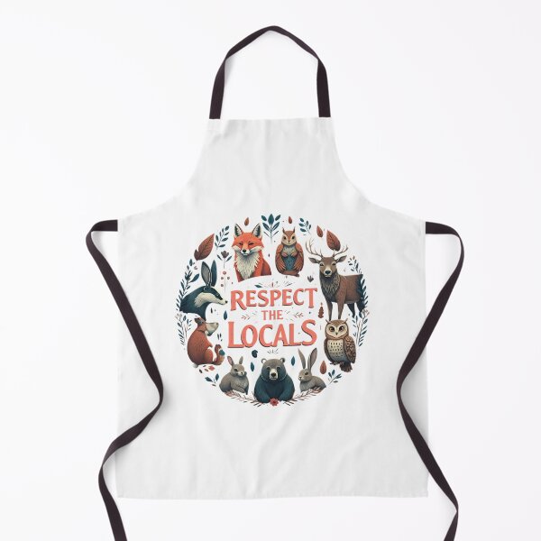 Item preview, Respect The Locals woodland animals designed and sold by chattsuede.