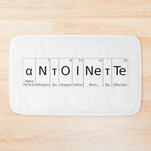 Item preview, ANTOINETTE - ✨ ELEMENTS & PARTICLES NAME SERIES ✨- for lighter background designed and sold by WheelieGdArt.