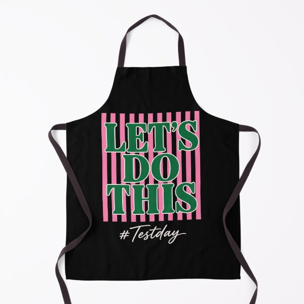 Item preview, Let’s Do This Test Day Striped Typography Design designed and sold by LashondaGreen89.