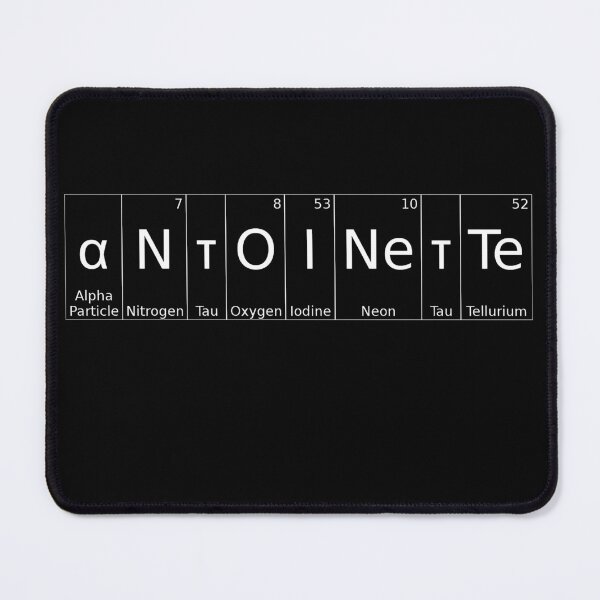 Item preview, ANTOINETTE - ✨ ELEMENTS & PARTICLES NAME SERIES ✨- for darker background designed and sold by WheelieGdArt.