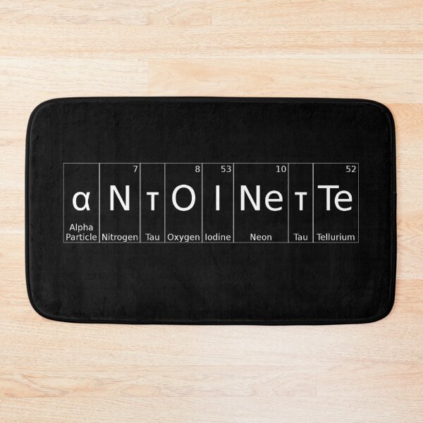 Item preview, ANTOINETTE - ✨ ELEMENTS & PARTICLES NAME SERIES ✨- for darker background designed and sold by WheelieGdArt.