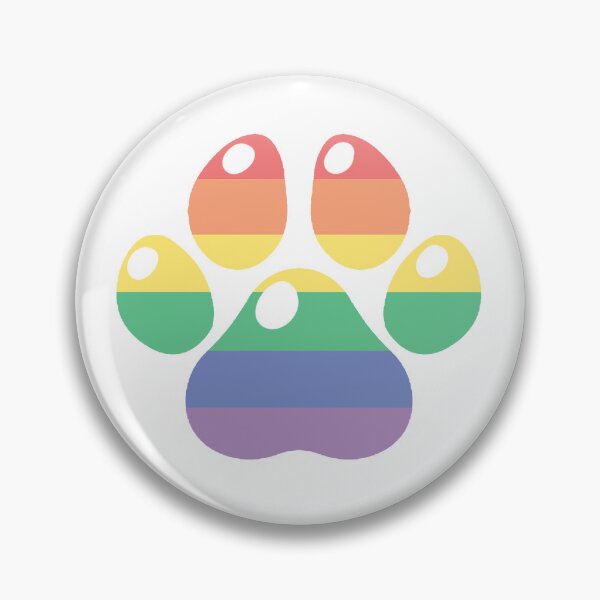 Item preview, Pride Paw v.2 - Pastel designed and sold by TuftsNTails.
