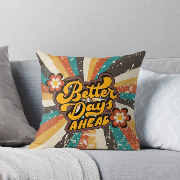 Item preview, Better Days Ahead – Retro Vintage Sunshine Burst designed and sold by Novalineastudio.