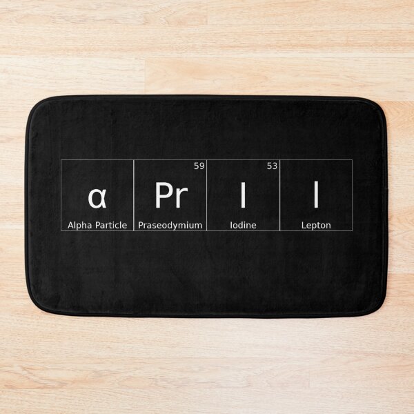 Item preview, APRIL - ✨ ELEMENTS & PARTICLES NAME SERIES ✨- for darker background designed and sold by WheelieGdArt.