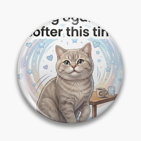 Item preview, Soft Restart Cat – Emotional Support Trend Sticker designed and sold by wildbest.
