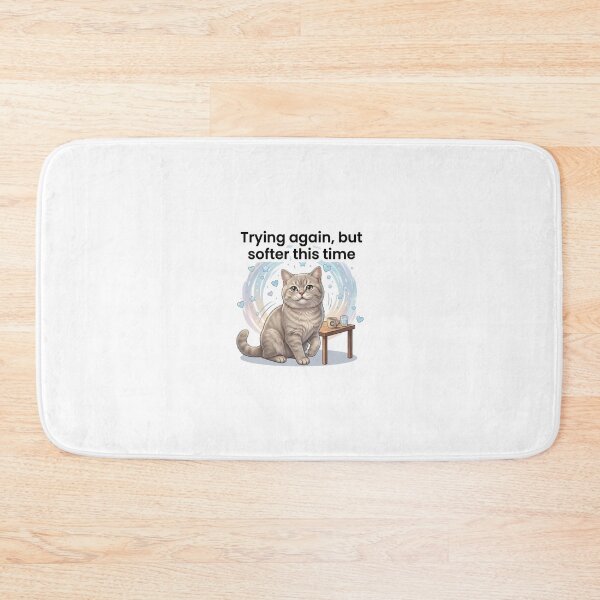 Item preview, Soft Restart Cat – Emotional Support Trend Sticker designed and sold by wildbest.