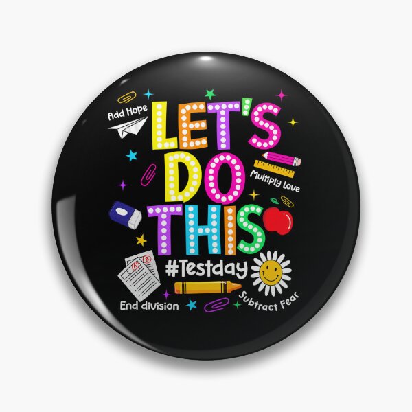 Item preview, Let’s Do This Test Day Polka Dot Math Motivation Design designed and sold by LarryMBrown.