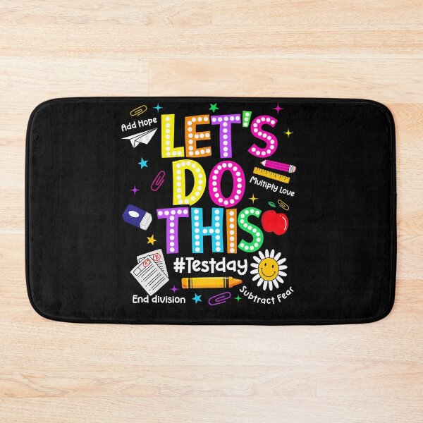 Item preview, Let’s Do This Test Day Polka Dot Math Motivation Design designed and sold by LarryMBrown.