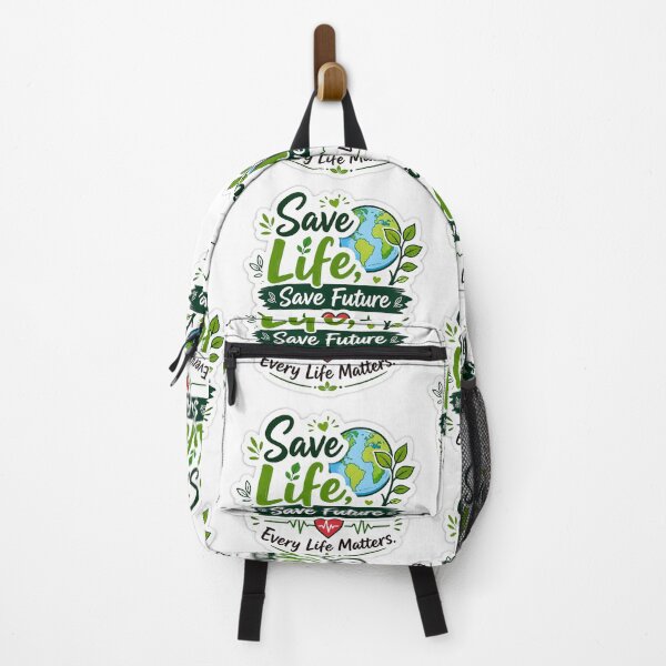 Item preview, Save Life Save Future Motivational Eco Sticker designed and sold by Ishratparween11.