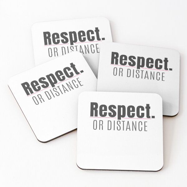 Item preview, Respect or Distance Bold Statement Design designed and sold by StoryInCode.
