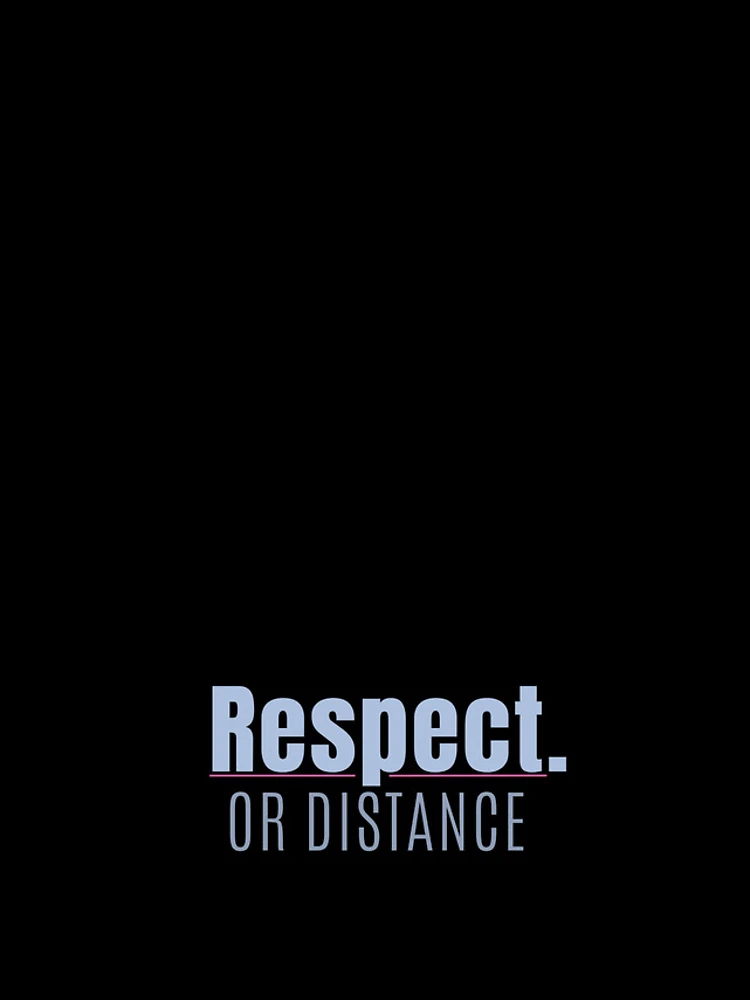 Thumbnail 4 of 4, iPhone Case, Respect or Distance Bold Statement Design designed and sold by StoryInCode.