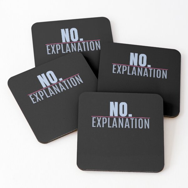 Item preview, No Explanation Bold Statement Design designed and sold by StoryInCode.