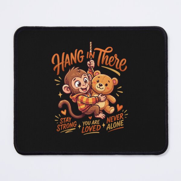 Item preview, Hang In There Cute Monkey and Bear Hug designed and sold by cassidyu.