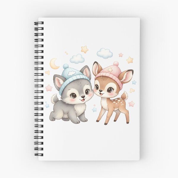 Item preview, Kawaii Animal Friends with Cozy Hats designed and sold by naragon4289.