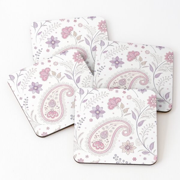 Item preview, Paisley Seamless Pattern in Soft Pink and Purple | Elegant Floral Design, Vintage Aesthetic Background designed and sold by Erik Visnievskij.