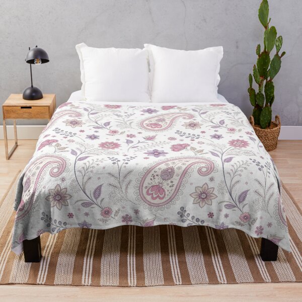 Item preview, Paisley Seamless Pattern in Soft Pink and Purple | Elegant Floral Design, Vintage Aesthetic Background designed and sold by Erik Visnievskij.