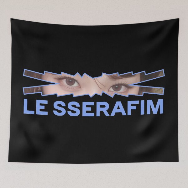 Item preview, Chaewon eyes Le Sserafim Logo ver.2 kpop designed and sold by ShiroHero.