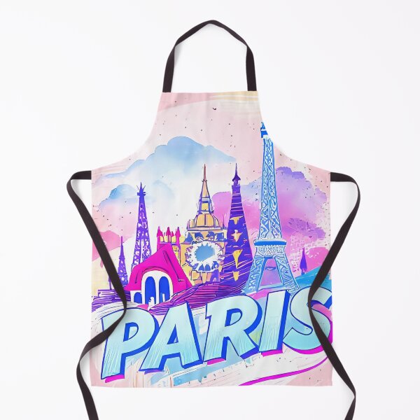 Item preview, Paris Pastel Eiffel Tower City Art designed and sold by Ekracreatives.