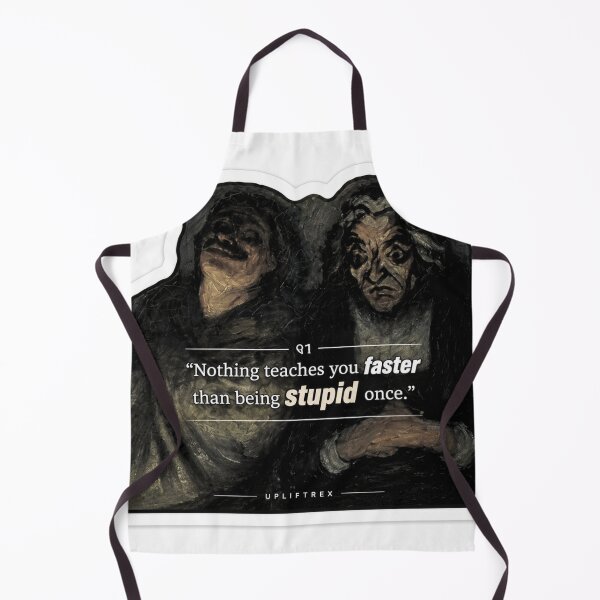 Item preview, Nothing Teaches You Faster – Dark Philosophy Quote Sticker designed and sold by Ashutoshwarade.