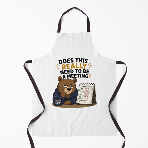 Item preview, Tired Bear Meeting Overload Office Humor Coworker Gift designed and sold by Gentlestate.