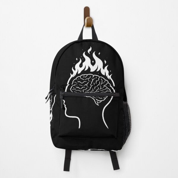 Item preview, Burning Mind Overthinking Design Aesthetic Graphic Tee | Chaos & Co. Lab designed and sold by Chaos world.