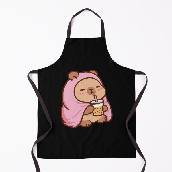 Item preview, Cozy Capybara Boba Time designed and sold by VelvetDes.