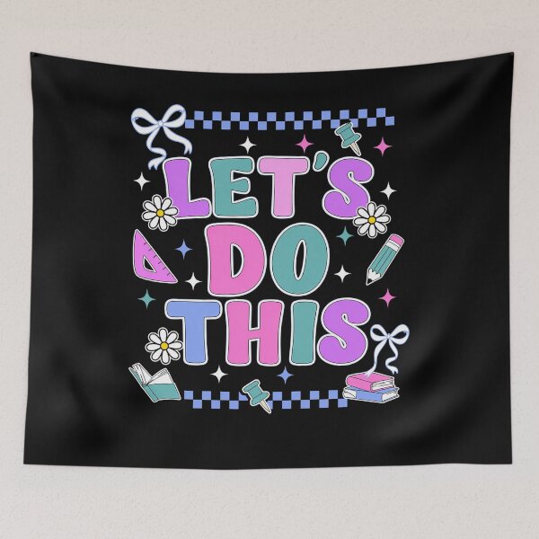 Item preview, Pastel Y2K Let’s Do This School Design designed and sold by LarryMBrown.