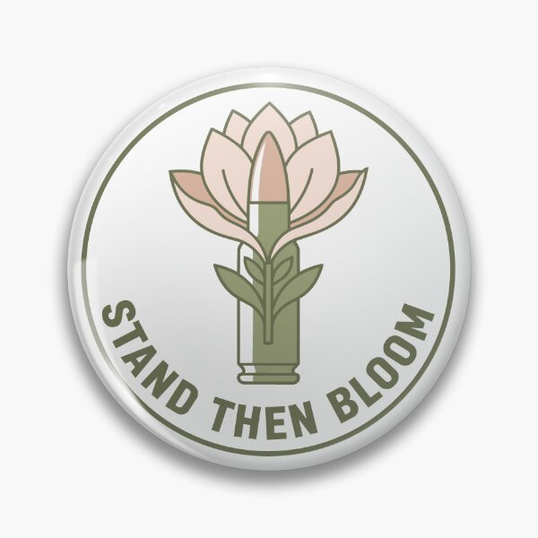 Item preview, Stand Then Bloom Growth Sticker – Healing & Transformation designed and sold by ُEldalal-Design.