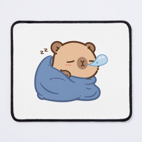 Item preview, Sleepy Nap Time Capybara designed and sold by VelvetDes.