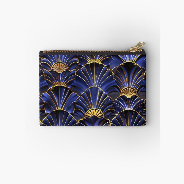 Item preview, Midnight Royal Blue And Golden Art Deco Pattern designed and sold by DEC02.