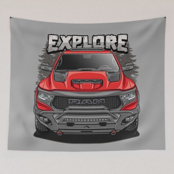 Item preview, RAM 1500 TRX (Flame Red) designed and sold by JioojiProject.