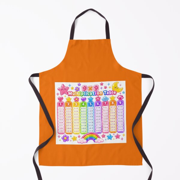 Item preview, Kawaii 9×9 Multiplication Table | Colorful Jelly Math Chart designed and sold by PinkDream Studio.