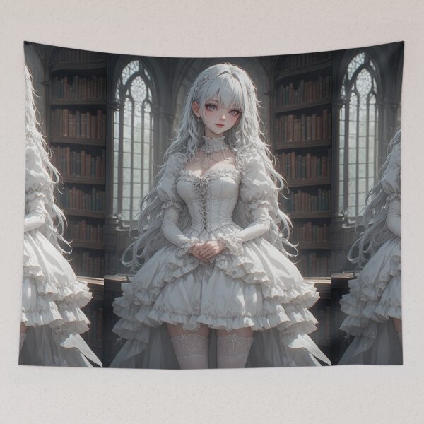 Item preview, Elegant Victorian anime girl designed and sold by ArtsJulian.
