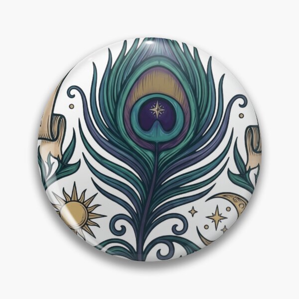 Item preview, Boho Peacock Feather Quote – Be the Chaos Find the Calm Love the Dream designed and sold by Chaos world.
