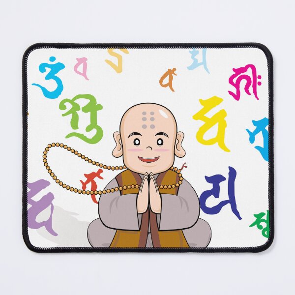Item preview, Cute little monk designed and sold by Brandz wave.