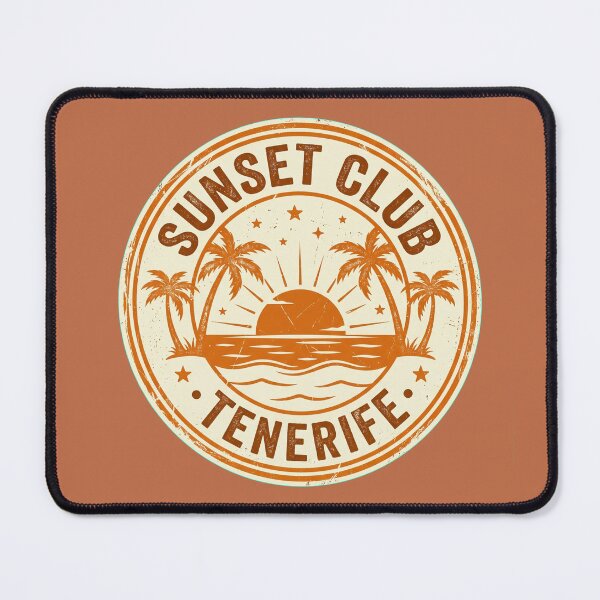 Item preview, Sunset Club Tenerife Canary Island– Golden Hour Beach Vibes  designed and sold by ArtsyExplorer.
