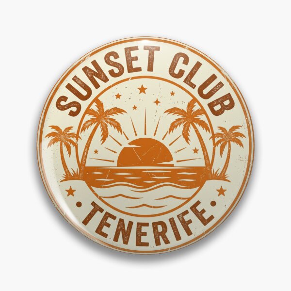 Item preview, Sunset Club Tenerife Canary Island– Golden Hour Beach Vibes  designed and sold by ArtsyExplorer.