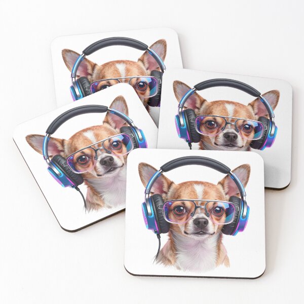 Item preview, Bold Chihuahua Gamer - Neon Vibes and Confident Edge designed and sold by Fur Honcho.