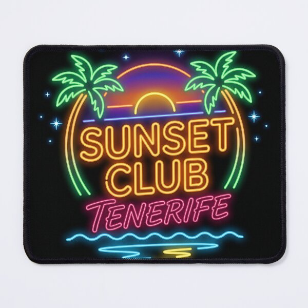 Item preview, Sunset Club Tenerife– Golden Hour Island Vibes & Coastal Dream Escape designed and sold by ArtsyExplorer.