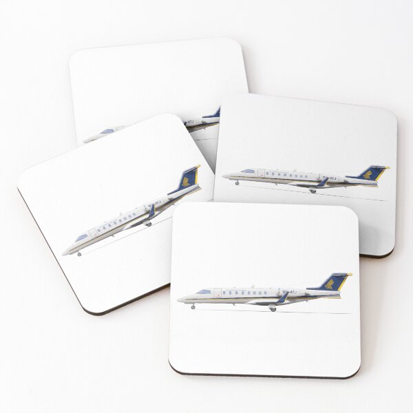 Item preview, BOMBARDIER LEARJET 45 9V-ATJ SINGAPORE 2000 designed and sold by Grubby Fingers Aircraft Illustration.